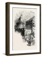 The Templars Church at Luz, the Pyrenees, France, 19th Century-null-Framed Giclee Print