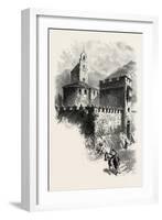 The Templars Church at Luz, the Pyrenees, France, 19th Century-null-Framed Giclee Print