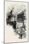 The Templars Church at Luz, the Pyrenees, France, 19th Century-null-Mounted Giclee Print