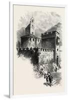 The Templars Church at Luz, the Pyrenees, France, 19th Century-null-Framed Giclee Print