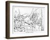 The Templars of Lahneck, Engraved by J. Dielmann-Alfred Rethel-Framed Giclee Print