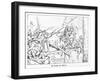 The Templars of Lahneck, Engraved by J. Dielmann-Alfred Rethel-Framed Giclee Print