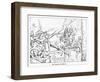 The Templars of Lahneck, Engraved by J. Dielmann-Alfred Rethel-Framed Giclee Print