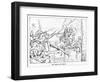 The Templars of Lahneck, Engraved by J. Dielmann-Alfred Rethel-Framed Giclee Print