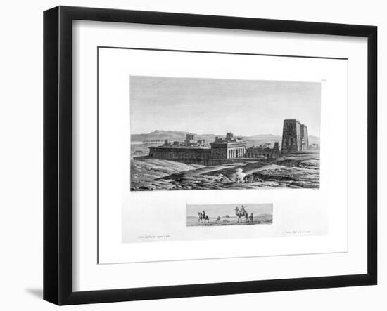 The Temple at Apollinopolis Magna, Etfu (Edf), Egypt, C1808-Baltard-Framed Giclee Print