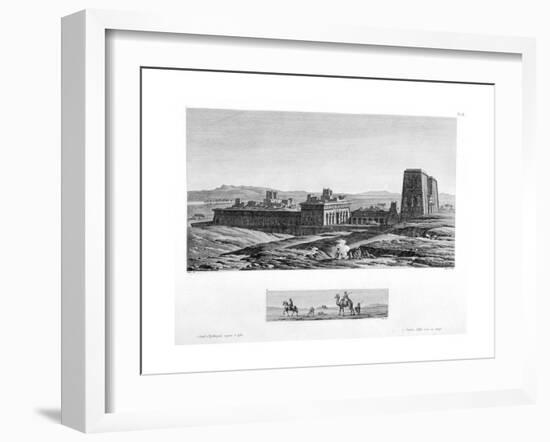 The Temple at Apollinopolis Magna, Etfu (Edf), Egypt, C1808-Baltard-Framed Giclee Print