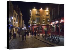 The Temple Bar Pub, Temple Bar, Dublin, County Dublin, Republic of Ireland (Eire)-Sergio Pitamitz-Stretched Canvas