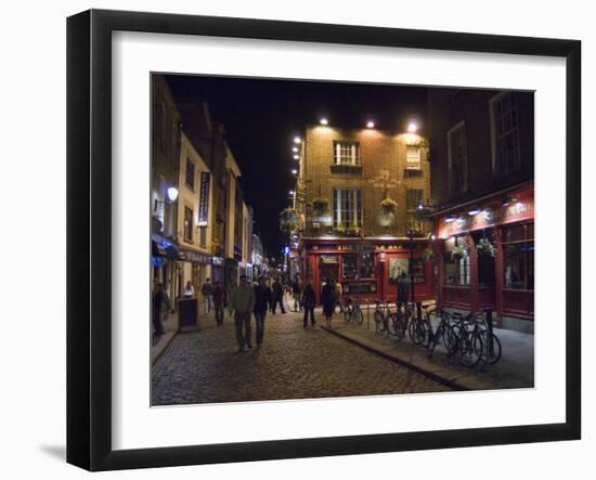 The Temple Bar Pub, Temple Bar, Dublin, County Dublin, Republic of Ireland (Eire)-Sergio Pitamitz-Framed Premium Photographic Print