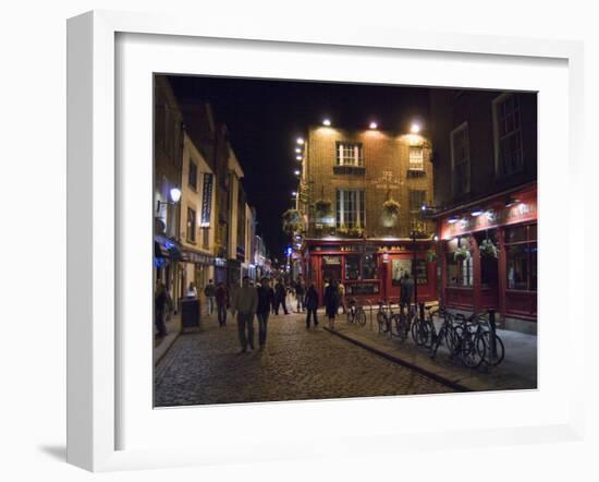 The Temple Bar Pub, Temple Bar, Dublin, County Dublin, Republic of Ireland (Eire)-Sergio Pitamitz-Framed Photographic Print