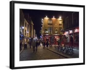 The Temple Bar Pub, Temple Bar, Dublin, County Dublin, Republic of Ireland (Eire)-Sergio Pitamitz-Framed Photographic Print