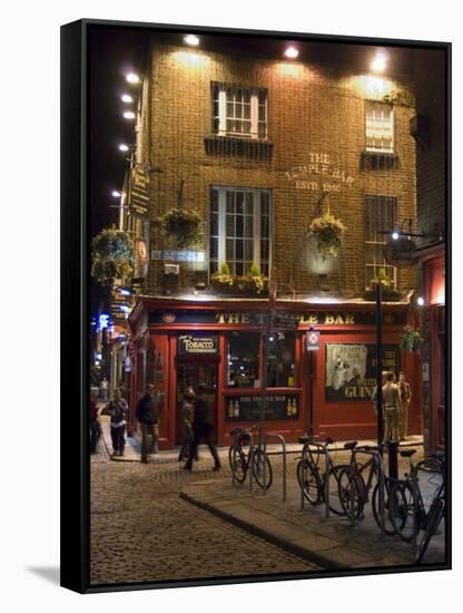 The Temple Bar Pub, Temple Bar, Dublin, County Dublin, Republic of Ireland (Eire)-Sergio Pitamitz-Framed Stretched Canvas