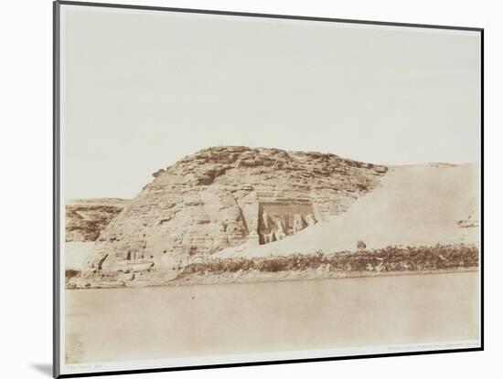 The Temple Complex of Abu Simbel, 1851-52-Félix Teynard-Mounted Giclee Print