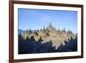 The Temple Complex of Borobodur, UNESCO World Heritage Site, Java, Indonesia, Southeast Asia, Asia-Michael Runkel-Framed Photographic Print