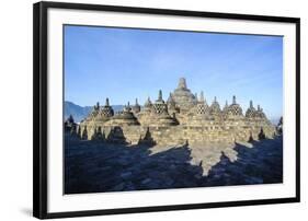 The Temple Complex of Borobodur, UNESCO World Heritage Site, Java, Indonesia, Southeast Asia, Asia-Michael Runkel-Framed Photographic Print