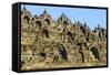 The Temple Complex of Borobodur, UNESCO World Heritage Site, Java, Indonesia, Southeast Asia, Asia-Michael Runkel-Framed Stretched Canvas