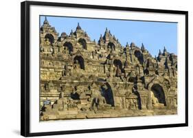 The Temple Complex of Borobodur, UNESCO World Heritage Site, Java, Indonesia, Southeast Asia, Asia-Michael Runkel-Framed Photographic Print