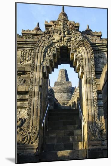 The Temple Complex of Borobodur, UNESCO World Heritage Site, Java, Indonesia, Southeast Asia, Asia-Michael Runkel-Mounted Photographic Print