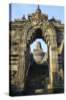 The Temple Complex of Borobodur, UNESCO World Heritage Site, Java, Indonesia, Southeast Asia, Asia-Michael Runkel-Stretched Canvas