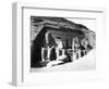 The Temple of Abu Simbel, Nubia, Egypt, 1878-Felix Bonfils-Framed Premium Giclee Print