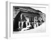 The Temple of Abu Simbel, Nubia, Egypt, 1878-Felix Bonfils-Framed Giclee Print