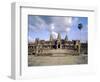 The Temple of Angkor Wat, Angkor, Siem Reap, Cambodia-Tim Hall-Framed Photographic Print