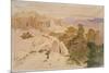 The Temple of Apollo at Bassae-Edward Lear-Mounted Giclee Print