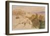 The Temple of Apollo at Bassae-Edward Lear-Framed Giclee Print