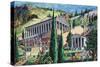 The Temple of Apollo at Delphi-Giovanni Ruggero-Stretched Canvas