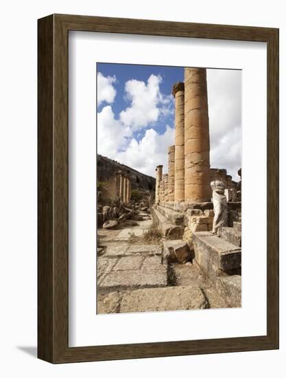 The Temple of Apollo, Cyrene, UNESCO World Heritage Site, Libya, North Africa, Africa-Oliviero Olivieri-Framed Photographic Print
