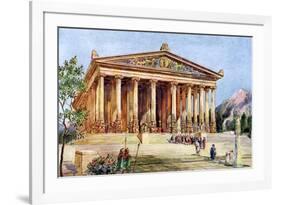 The Temple of Artemis, Ephesus, Turkey, 1933-1934-William Harold Oakley-Framed Giclee Print