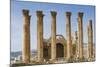 The Temple of Artemis, Jerash, Jordan. Once the Roman city of Gerasa.-Nico Tondini-Mounted Photographic Print