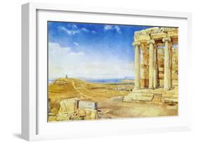 The Temple of Athena Nike, Acropolis, Athens, 1893-Henry Roderick Newman-Framed Giclee Print