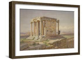 The Temple of Athena Nike. View from the North-East, 1877-Carl Friedrich Heinrich Werner-Framed Giclee Print