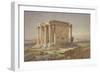 The Temple of Athena Nike. View from the North-East, 1877-Carl Friedrich Heinrich Werner-Framed Giclee Print