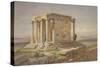 The Temple of Athena Nike. View from the North-East, 1877-Carl Friedrich Heinrich Werner-Stretched Canvas