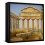 The Temple of Athena, Paestum-Constantin Hansen-Framed Stretched Canvas