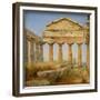 The Temple of Athena, Paestum-Constantin Hansen-Framed Giclee Print