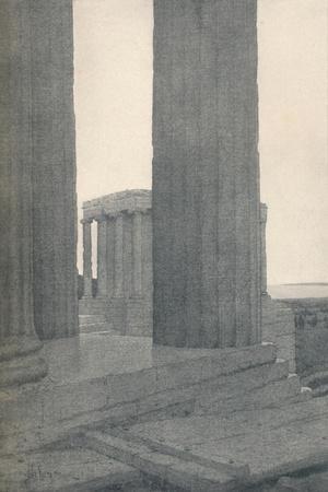 The Temple of Athene Nike at Athens', 1913' Giclee Print - Jules Guerin |  AllPosters.com