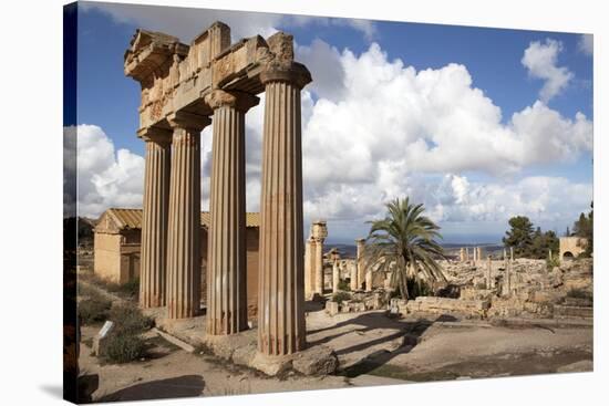 The Temple of Demeter, Cyrene, UNESCO World Heritage Site, Libya, North Africa, Africa-Oliviero Olivieri-Stretched Canvas