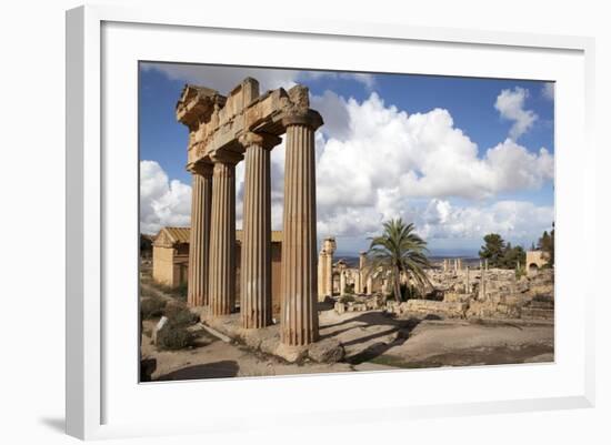 The Temple of Demeter, Cyrene, UNESCO World Heritage Site, Libya, North Africa, Africa-Oliviero Olivieri-Framed Photographic Print