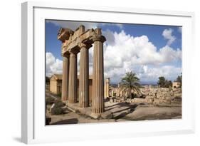 The Temple of Demeter, Cyrene, UNESCO World Heritage Site, Libya, North Africa, Africa-Oliviero Olivieri-Framed Photographic Print