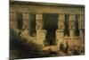 The Temple of Dendera, Upper Egypt, 1841-David Roberts-Mounted Giclee Print