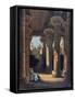 The Temple of Esneh, 19th Century-E Weidenbach-Framed Stretched Canvas