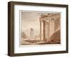 The Temple of Faustina, 1833-Agostino Tofanelli-Framed Giclee Print