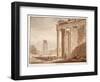 The Temple of Faustina, 1833-Agostino Tofanelli-Framed Giclee Print