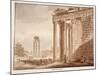 The Temple of Faustina, 1833-Agostino Tofanelli-Mounted Giclee Print