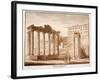 The Temple of Fortune, known as the Temple of Concord and the Temple of Jupiter Tonans, 1833-Agostino Tofanelli-Framed Giclee Print