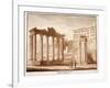 The Temple of Fortune, known as the Temple of Concord and the Temple of Jupiter Tonans, 1833-Agostino Tofanelli-Framed Giclee Print