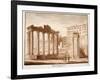 The Temple of Fortune, known as the Temple of Concord and the Temple of Jupiter Tonans, 1833-Agostino Tofanelli-Framed Giclee Print