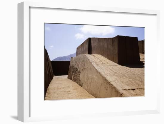 The Temple of Huanca in Chan Chan-null-Framed Giclee Print